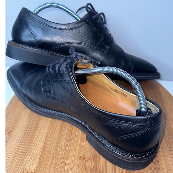 Mephisto Black Leather Lace Up Oxford Dress Shoes Made in Portugal Men\'s Sz 10.5 main image 6